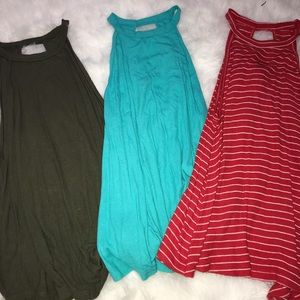 Sleeveless tops